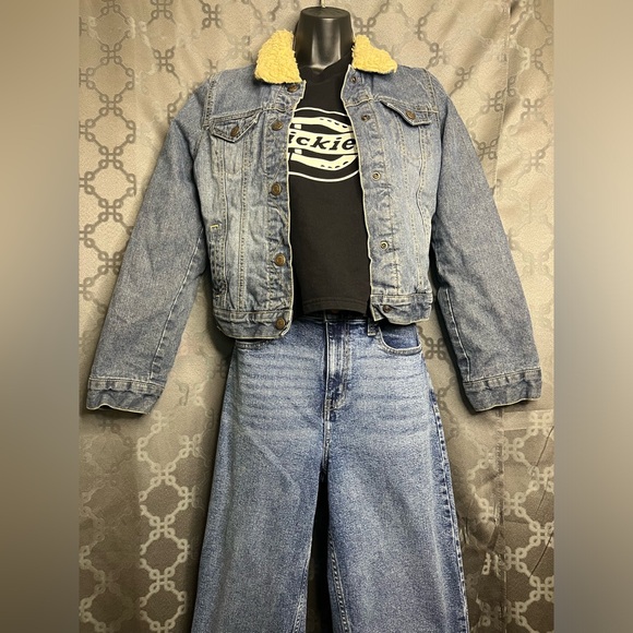 Abercrombie Kids XL Girls Jean Jacket - Picture 1 of 9